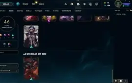 CONTA OURO 3 56 CAMPEOES 46 SKINS