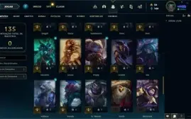 CONTA OURO 3 56 CAMPEOES 46 SKINS