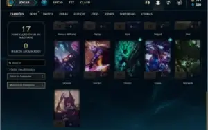 Conta prata 2 com 6 Skins e 26 Champs + 1050 RP