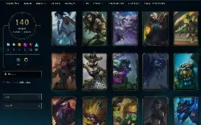 Conta lol MMR alto e várias skins