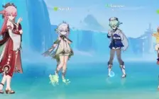 Yae Miko C1 + BIS + 3 arcontes + 2 Mochileiros