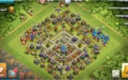 Conta Clash of Clans CV 12 bem upada