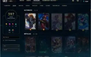 Conta League of Legends 397 Skins
