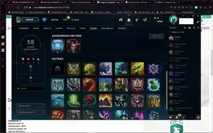 conta de lol gold 4 skins e champs descrição!
