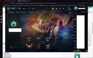 conta de lol gold 4 skins e champs descrição!