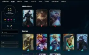 CONTA LOL 31 champs 22 skins