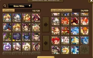 Conta summoners wars com Nat 5 Ld (Destiny) Pvm pronto!!