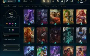 Platina 3 com 100 Champs e 93 Skins ( ADC / JG )