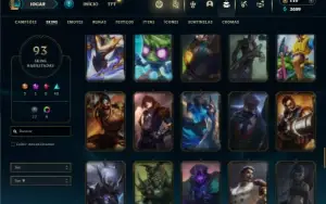 Platina 3 com 100 Champs e 93 Skins ( ADC / JG )