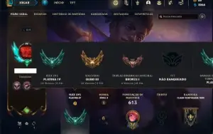 Conta ouro 3 com TODOS os champs e 245 Skins + 600k de Zoe