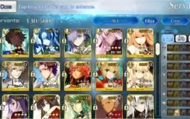 FATE GO SERVIDOR NA 19 SSR 33 SR