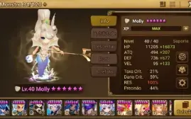 Conta Molly (Sereia de Luz)
