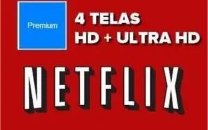 NETFLIX 30 DIAS 5 TELAS 4K
