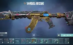 Conta valorant com 2500 reais em skin de loja/passes