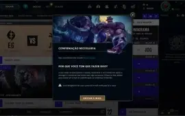 Conta LOL - Diamante IV, 56% de WR(E-MAIL NÃO VERIFICADO)