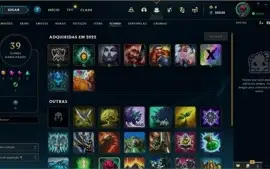Conta LOL - Diamante IV, 56% de WR(E-MAIL NÃO VERIFICADO)