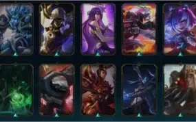 CONTA LEAGUE OF LEGENDS 290 SKINS CRIADA EM 2011