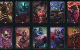 CONTA LEAGUE OF LEGENDS 290 SKINS CRIADA EM 2011
