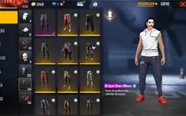 Troco conta do ff com top criminal por conta roblox korblox.