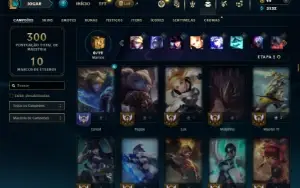 Unranked com 155 champs e 52 Skins ( Criada em 2012 )