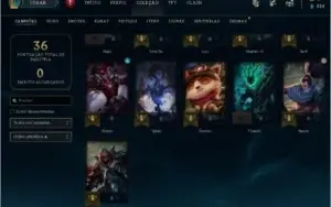 conta  Smurf unranked lol