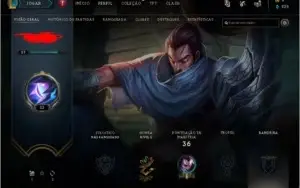 conta  Smurf unranked lol