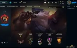 Conta LoL e Valorant