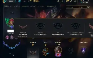 Ferro 4 com TODOS os champs e 239 Skins ( Nivel 925 )