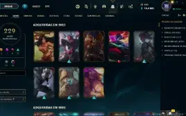 Conta Lol (All Champions 220 Skins)