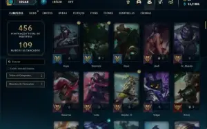 Conta prata 2 com 150 Champs e 136 Skins