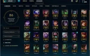 Conta LOL Gold 4