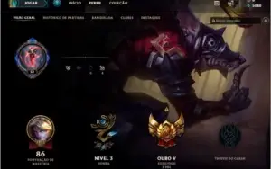 Conta LOL Gold 4