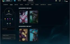 Conta LOL Gold 4