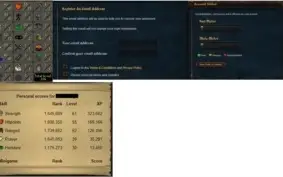 Conta Oldschool Runescape