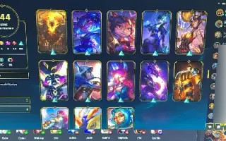 Conta lol platina  platina MMR ALTO 144 skin