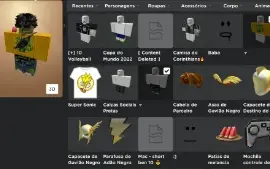 Conta Roblox com algumas coisas