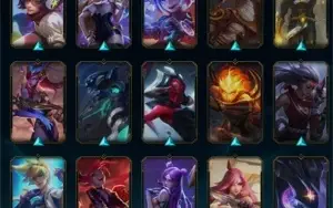 CONTA LEAGUE OF LEGENDS VÁRIAS SKINS E CAMPEÕES