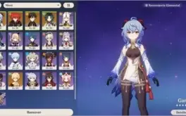 CONTA AR55 COM DILUC,ZHONG,XIAO,GANYU + ARMAS 5 ESTRELA