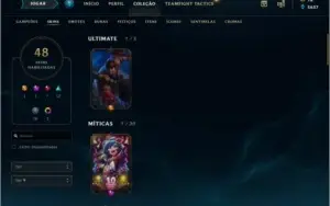 CONTA PLATINA League of Legends.