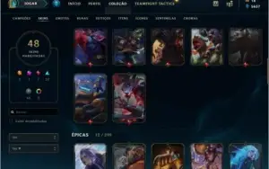 CONTA PLATINA League of Legends.