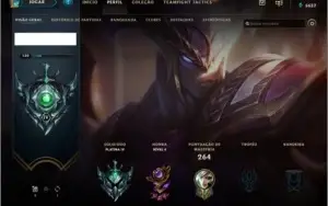 CONTA PLATINA League of Legends.