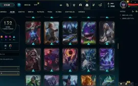 Conta Lol Unranked Lvl 300 Com 132 Skins