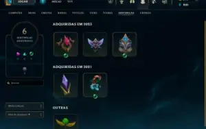 Conta LoL Ouro 4, 25 Champions, 11 Skins + Espólios