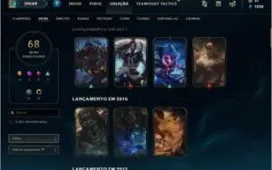 Conta LoL Diamante 4 - 68 Skins