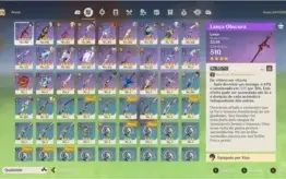 Conta genshim impact ar56 com Zong e vários t5 e +50 tiros