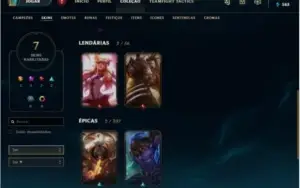 Combo 2 contas league of legends