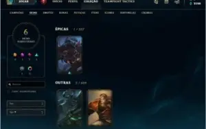 Combo 2 contas league of legends