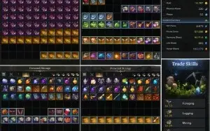 Paladin 1490 + Alts 1460.