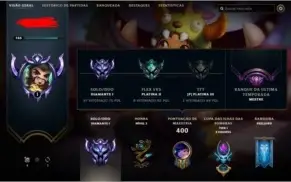 Conta d1 high mmr 121 skins emote de challenger s11