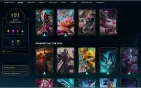 Conta d1 high mmr 121 skins emote de challenger s11
